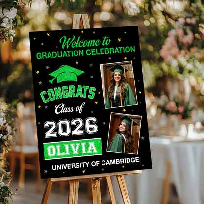 Personalized Graduation Welcome Sign Party