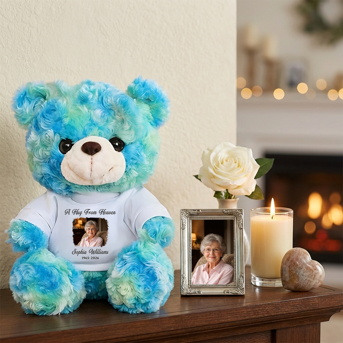 Cardinal A Hug From Heaven - Personalized Teddy Bear
