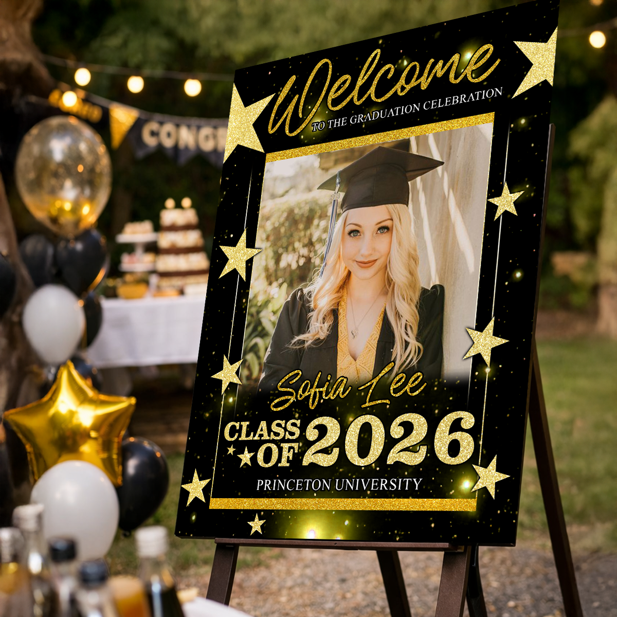 Class Of 2026 - Graduation Welcome Sign Party