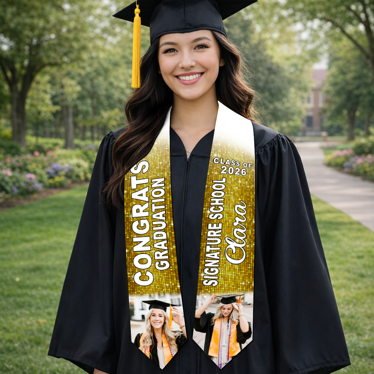 Custom Name Graduation Gift Stoles - Personalized Stoles