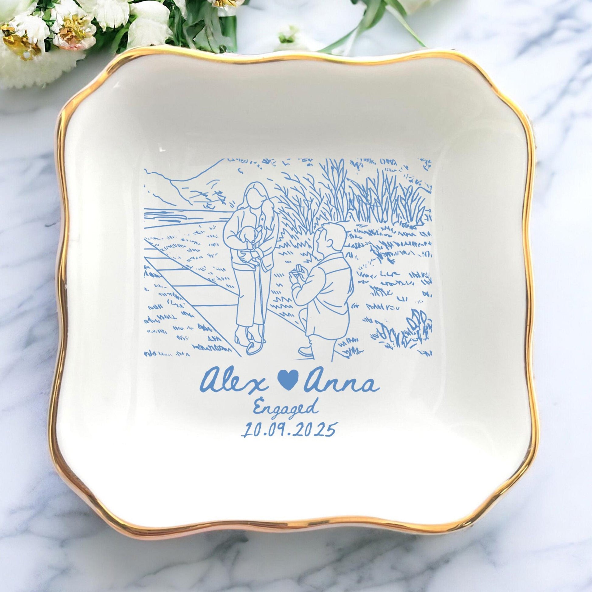 Personalized Couple Portrait Ring Dish, Engagement Gift, Wedding Gift For Bride, Handmade Custom Photo Ring Dish, Custom Photo Jewelry Tray 1_44c5dc36-9ddc-4b59-8f5f-360ea7b2b4c7.jpg
