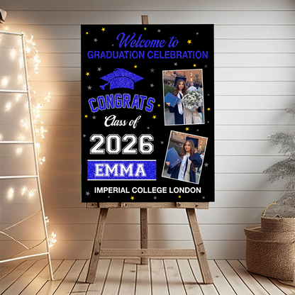 Personalized Graduation Welcome Sign Party
