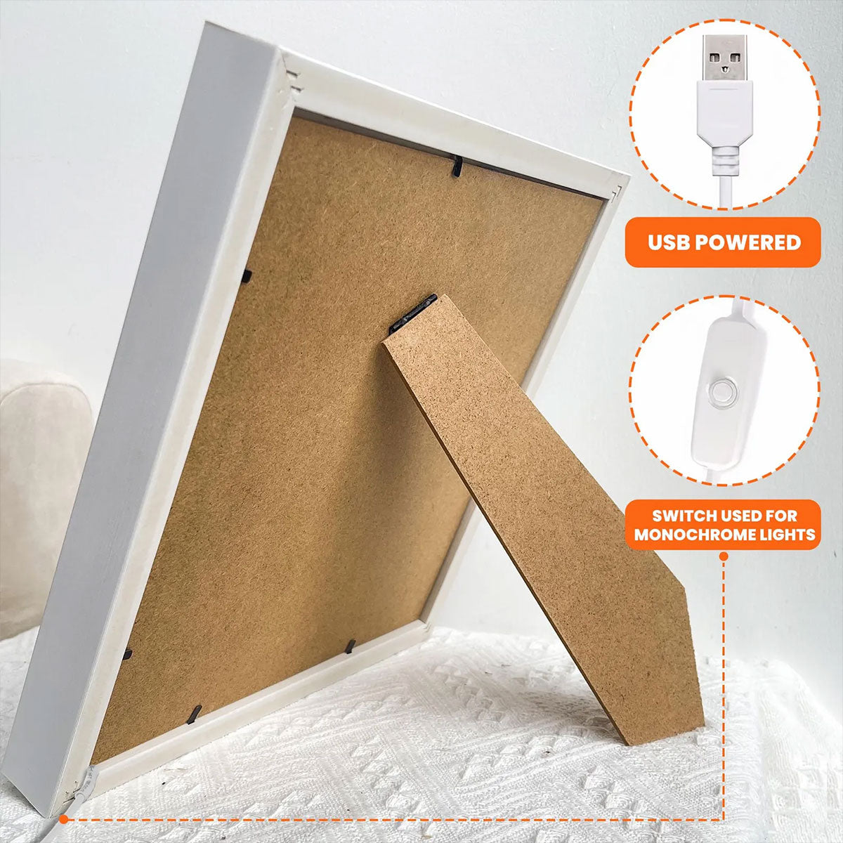 We Love You Mom - Personalized Flower Shadow Box