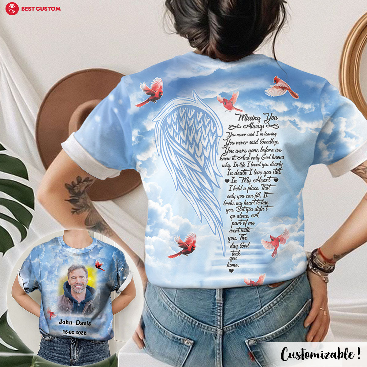 Missing You Always, Cardinal - Personalized Photo 3D All Over Print Shirt - Memorial 1_4cf47c06-7f30-4d72-864d-a8b6953e9e6b.jpg