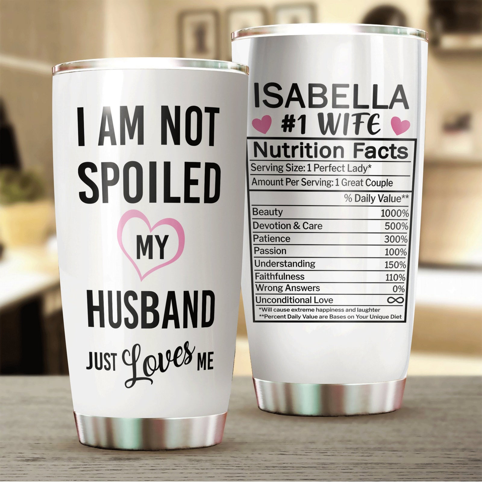 I'm Not Spoiled, My Husband Just Loves Me - Personalized Tumbler - Gift For Wife 1_4e3f8c00-f5d6-42ad-a2f3-32c45f491f2e.jpg