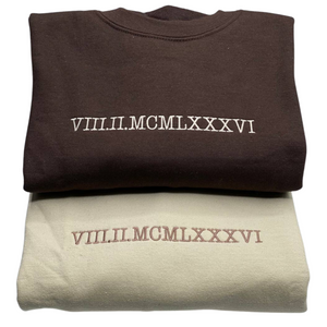 Personalized Roman Numeral Date and Initial Perfect for Couple's Anniversary Embroidered Shirt 1_5000x_7800f4ab-2b0e-41cd-9363-4294d540ad0e.png