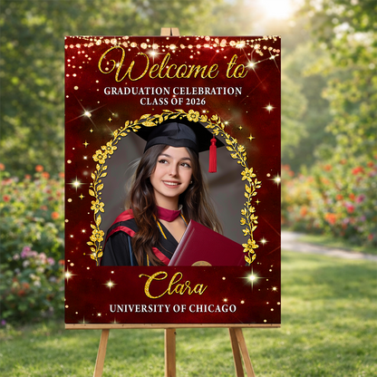Special Personalized Graduation Welcome Sign Party
