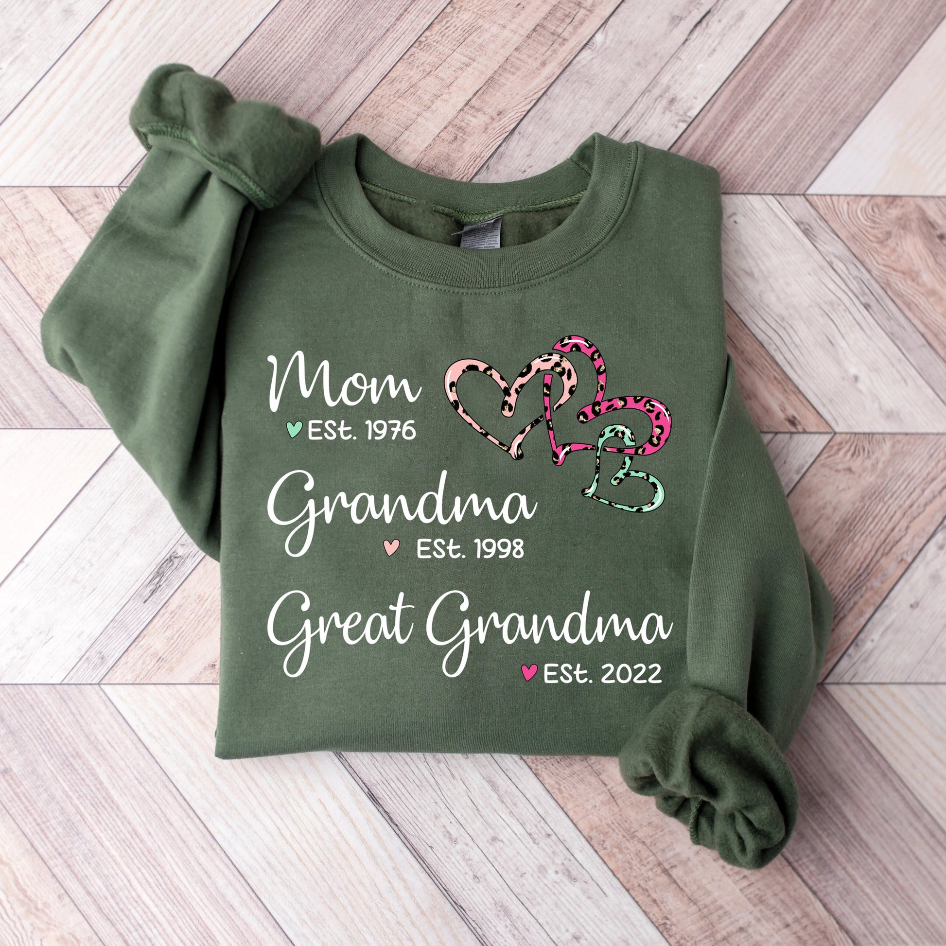 Mom Grandma Great-Grandma, Custom Grandkid names Grandma and Year Sweatshirt, Gift For Grandma 1_5bcbab92-2f58-4858-a0e0-6dd46a02537d.jpg
