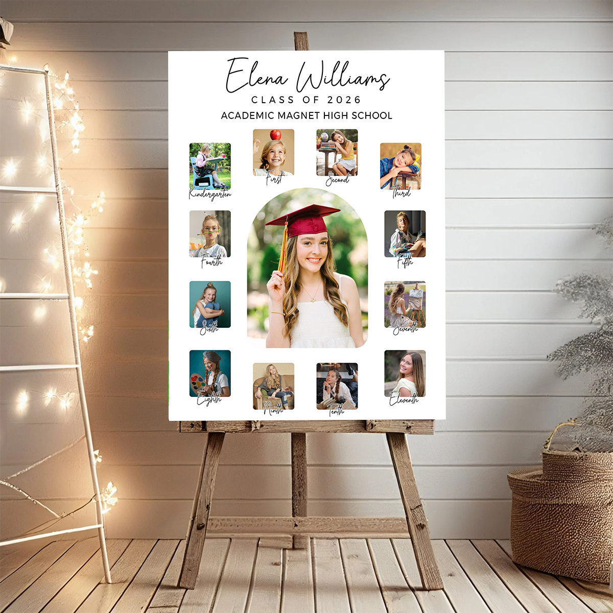 Graduation K-12 Graduation - Personalized Welcome Sign