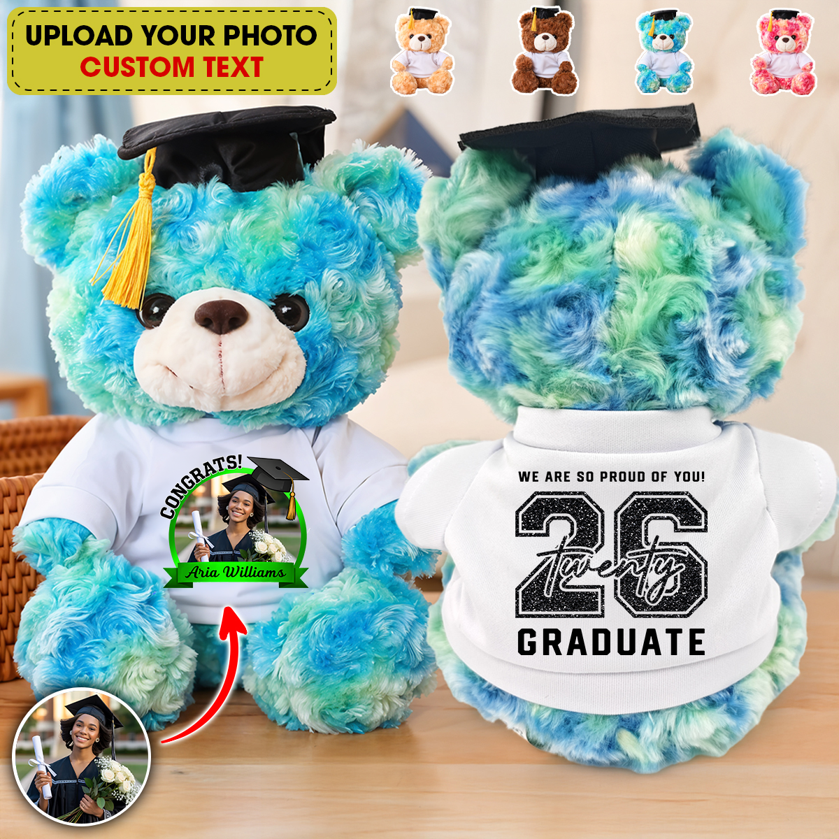 Congrats Personalized Graduation Teddy Bear