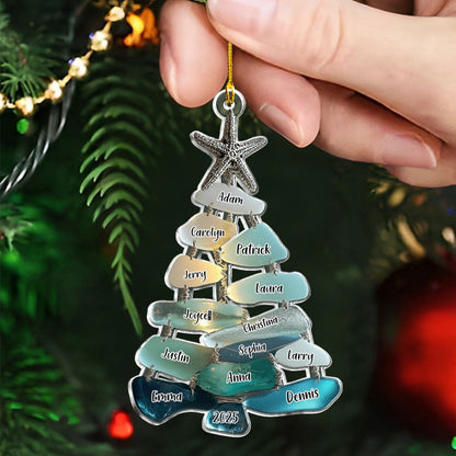 Family Sea Glass Christmas Tree - Personalized Family Ornament Custom 2D Acrylic Ornament Christmas Tree Hanging Decorations 1_6_5000x_a4a2f58a-5daa-4de8-a870-0a07ac352661.jpg