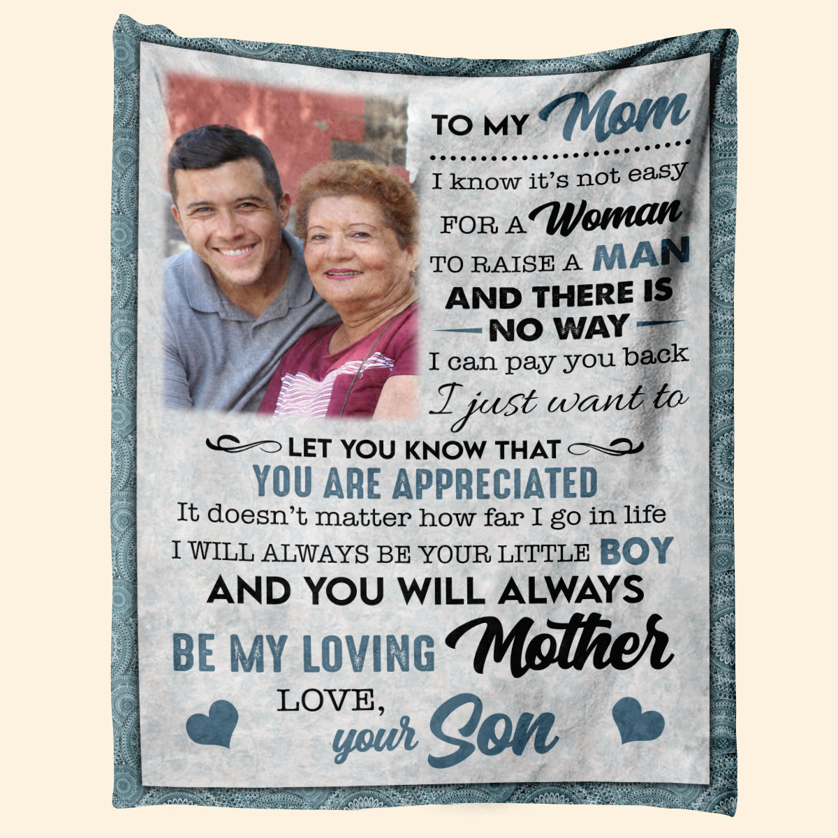 You Will Always Be My Loving Mother - Personalized Blanket - Mother's Day Gift For Mom, Mother From Son 1_6e6f0fe3-ad0d-47dd-b09c-fa47d87f3e07.jpg