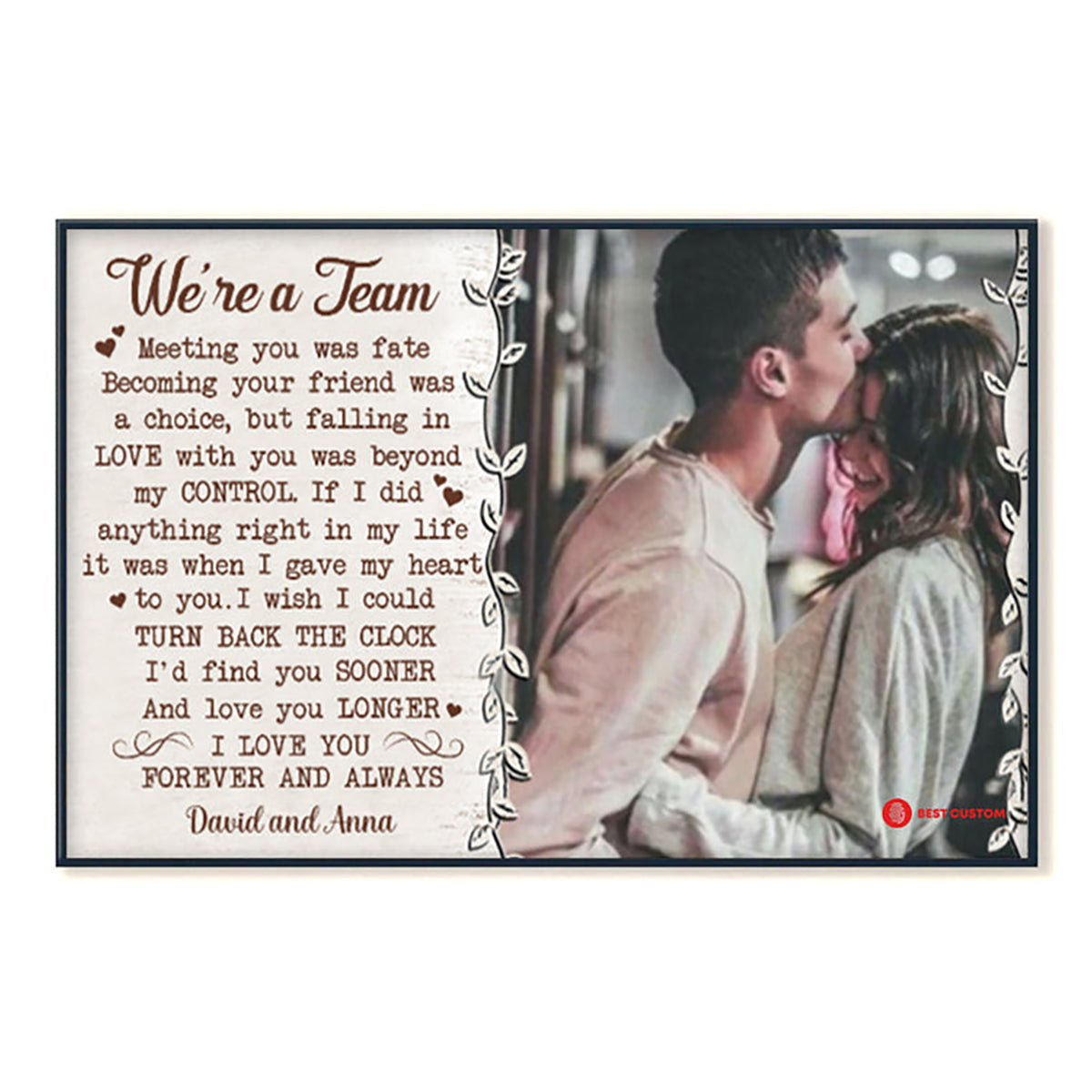 We're a team custom photo Canvas gift for couple 1_7.jpg