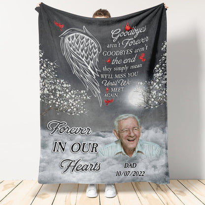Until We Meet Again Christmas Family - Personalized Blanket - Christmas, Memorial Gift For Family 1_71988117-a515-4418-b2ee-f341c113950c.jpg