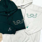 Embroidered Dinosaur Shirt, Matching Dinosaur Shirt, Dinosaur Shirt, Embroidered Personalized Shirt For Couples, Couples Gift 1_780fed46-46fb-49dd-807f-0d90a0ce7e0f.jpg