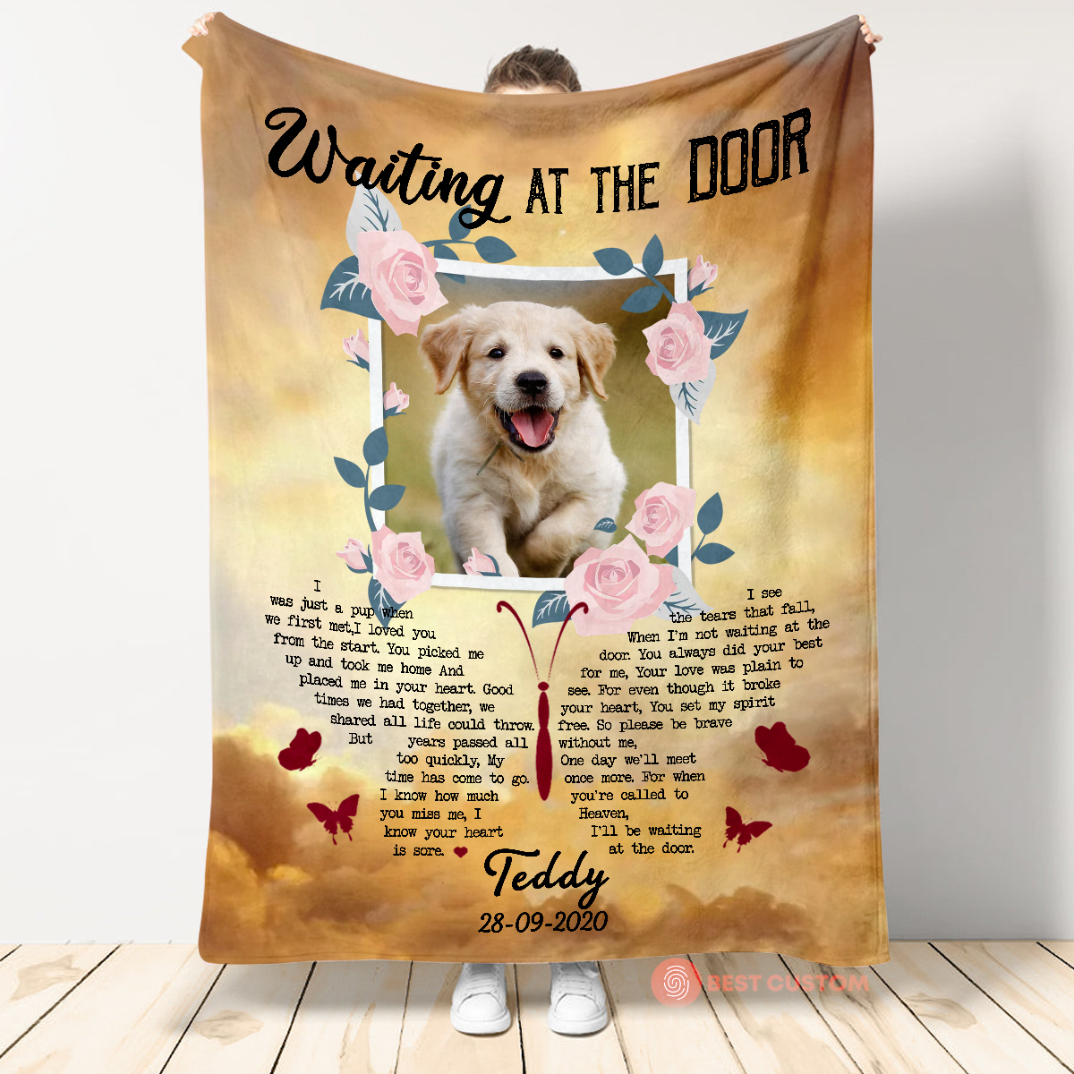 Dog Remembrance Blanket - You Set My Spirit Free - Dog Memorial Gifts For Men 1_798a6d77-dc63-4bd9-840e-0f1365df38b4.png