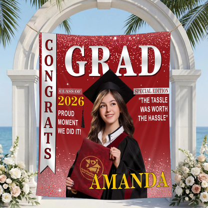 Party Backdrop - Personalized Graduation Decor