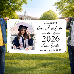 Minimalism Graduation Banner - Class of 2026 Banner