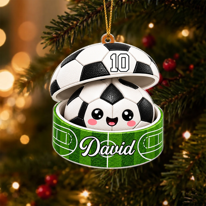 Cute Dumplings For Baseball, Softball, Soccer, Football, Basketball, Hockey Lover - Personalized Ornament
