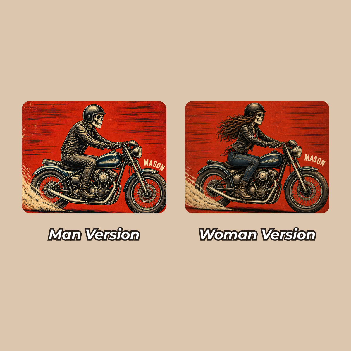 Everything Will K*** You – Personalized Metal Sign – Motorcycle Lover Gift