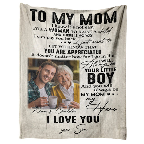 To My Mom From Daughter Son Vintage - Personalized Blanket - Loving, Birthday, Mother's Day Gift For Mom, Mother 1_95a9d858-c7ed-4566-95c6-643081efb878.jpg