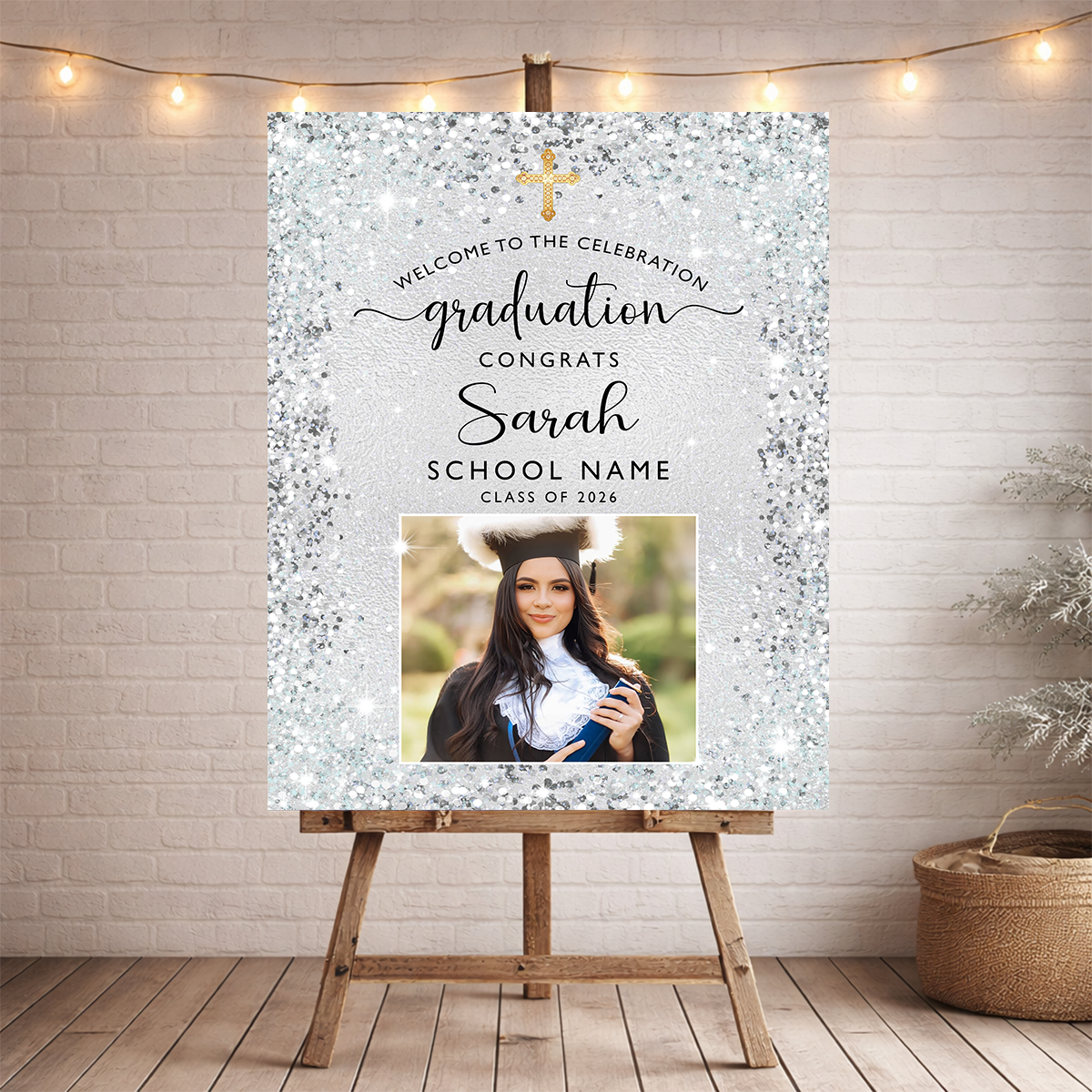 Elegant Class Of 2026 - Graduation Welcome Sign Party