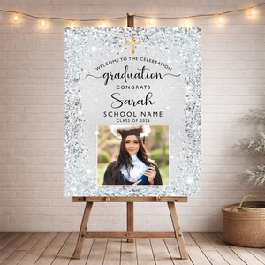 Elegant Class Of 2026 - Graduation Welcome Sign Party