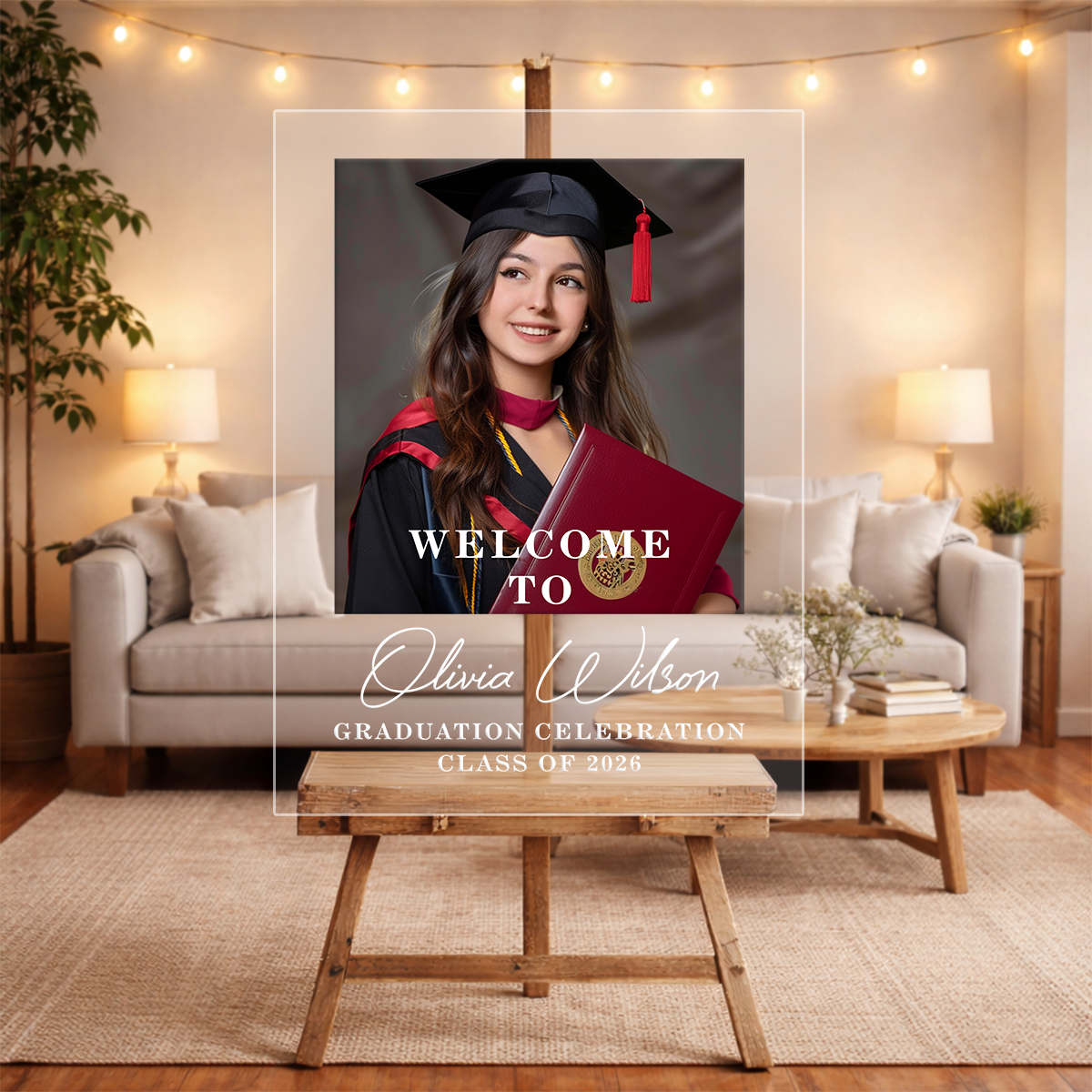 Graduation Acrylic - Personalized Acrylic Welcome Sign