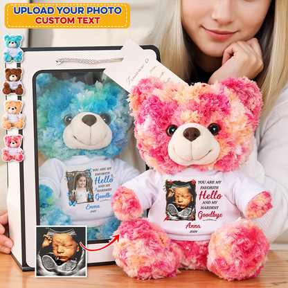 My Favorite Hello Memorial - Personalized Teddy Bear