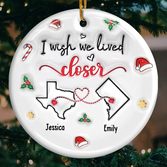 Long Distance Friends - Personalized 3D Inflated Effect Printed Ornament - Christmas For Friends, Besties, Family 1_a7551897-a531-4c0a-9e5e-6415b69e4a55.jpg