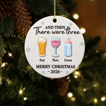There Were Four - Real 3D Raised Ornament