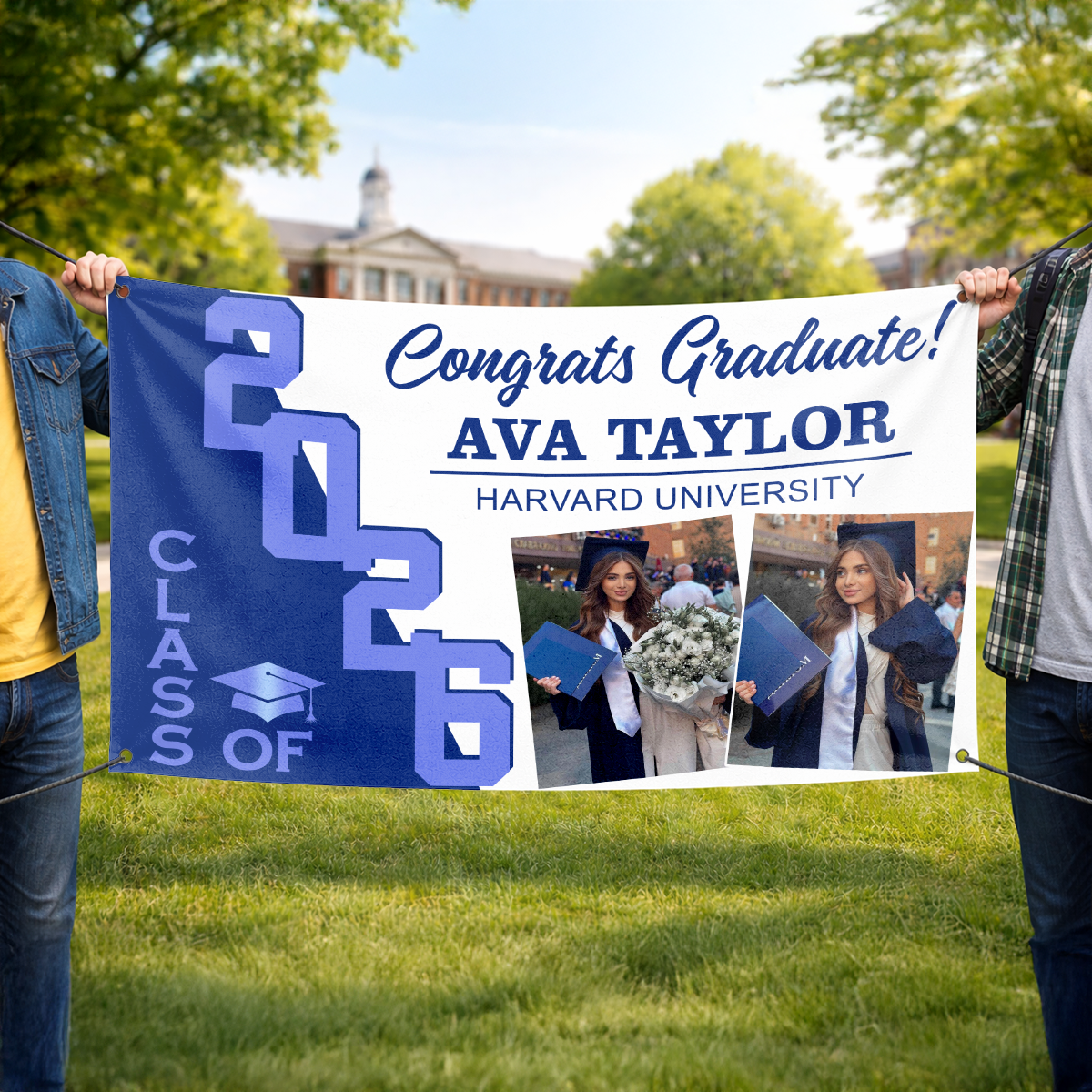 Congratulations Photo Banner, Class of 2026 Banner