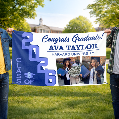 Congratulations Photo Banner, Class of 2026 Banner