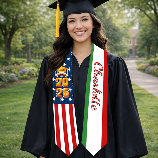 Custom Name Stoles - Personalized Graduation Stoles