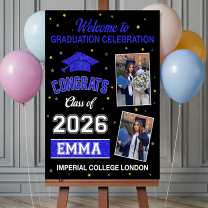 Personalized Graduation Welcome Sign Party