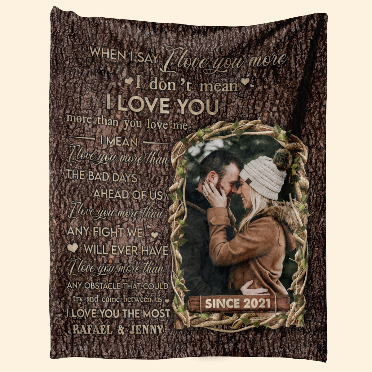 When I Say I Love You More -Personalized Blanket - Anniversary, Lovely Gift For Couple, Spouse Blanket - Gift For Couple 1_b46407b7-001a-4d1a-b4b8-eca4c70c8004.jpg