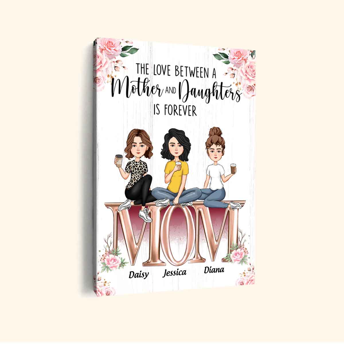 The Love Between Mother And Daughters - Personalized Canvas - Birthday Mother's Day Gift For Mom, Wife 1_ba71b9f0-70d7-44ad-acc2-330fa19a2e42.jpg