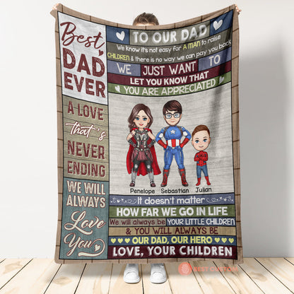 You Will Always Be My Loving Dad - Personalized Blanket - Gift For Father, Dad, Father's Day 1_bd731901-02fe-42eb-baad-beed371c58a0.jpg