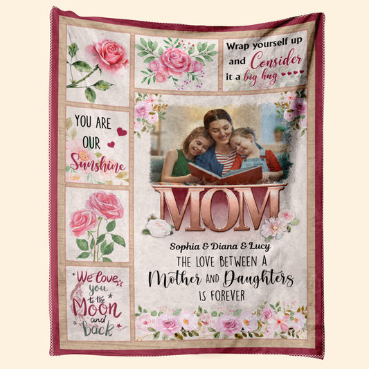 Wrap Yourself Up And Consider It A Big Hug - Personalized Blanket - Birthday Mother's Day Gift For Mom, Mum 1_be7656c8-cd8d-42cc-8e64-fe25ede21277.jpg