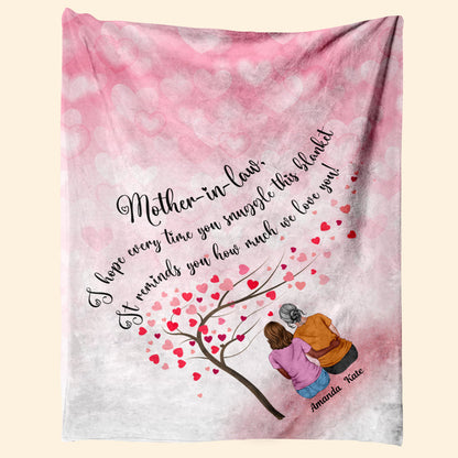 Snuggle This Blanket, Mom - Personalized Blanket - Mother's Day, Gift For mother-in-law 1_c2337b45-6acf-43af-bc4a-77863874146c.jpg