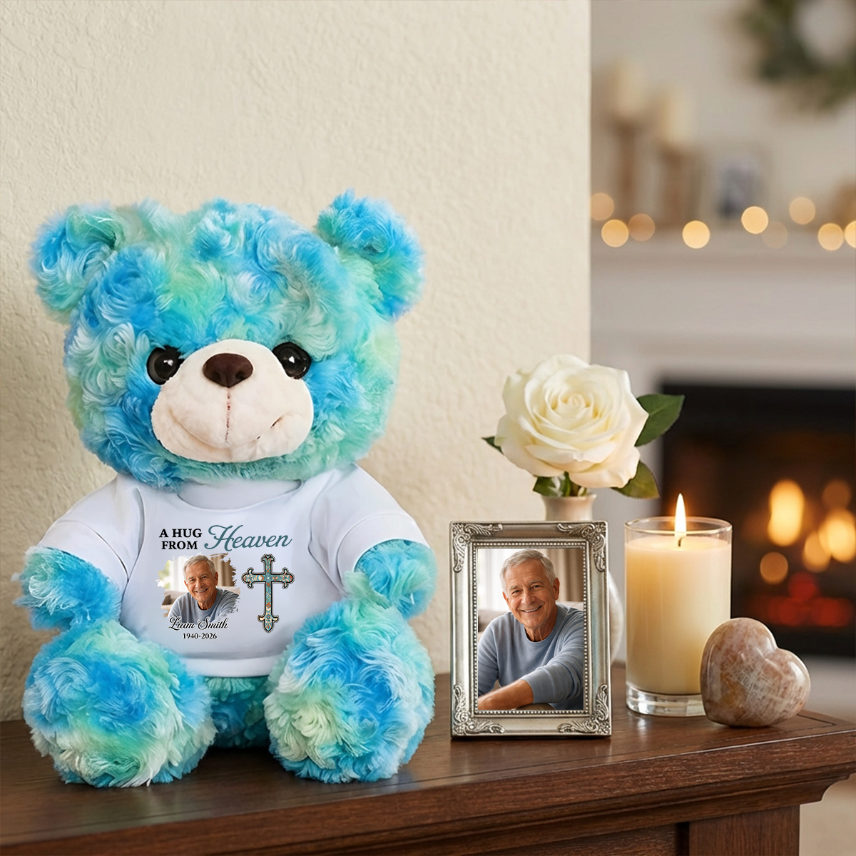 Hug This Bear Cross - Personalized Teddy Bear