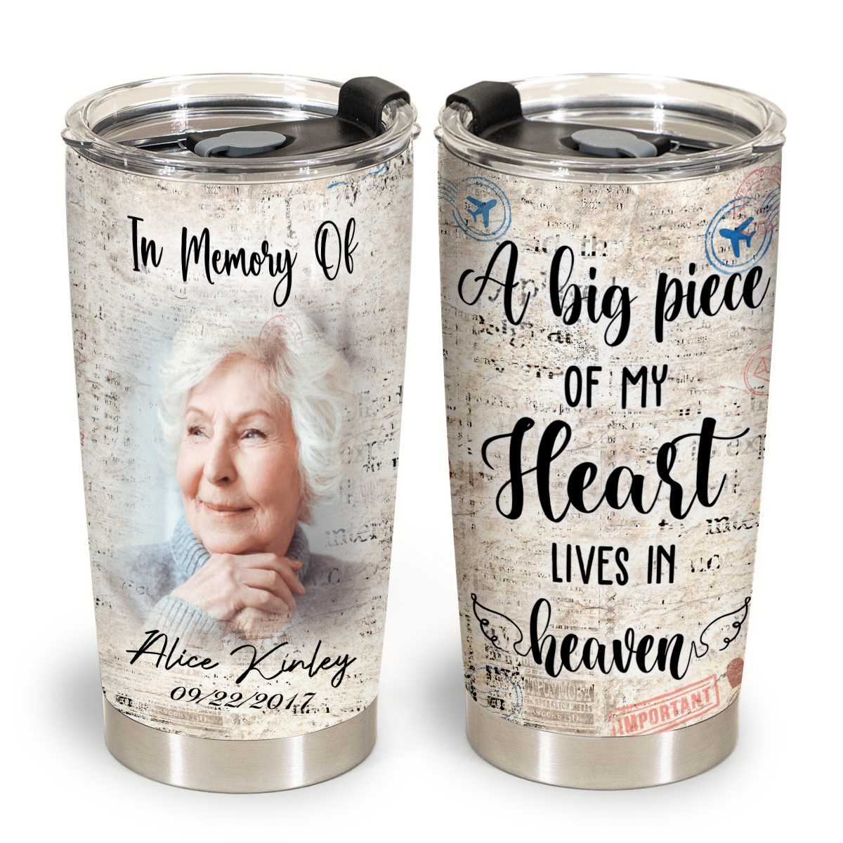 Unique Memorial Gift - A Big Piece Of My Heart - Stainless Steel Tumbler Personalized 1_c4bdc0b9-832c-4b88-96aa-82a15e2154a3.png