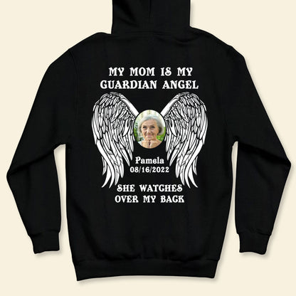 My Dad Is My Guardian Angel - Personalized Shirt - Memorial Gift For Family, Remembrance, Grief Gift, Sympathy Gift 1_c7892e2d-a611-4e41-85dd-a7de3176dcac.jpg