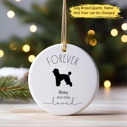 Custom Dog Breed Memorial Ornament, Dog Memorial Christmas Ornament, Loss of Pet Gift, Personalized Gift Ceramic Ornment, Loss of Dog,Pet Memorial Keepsake 1_cba33901-5844-4119-b357-df9d42175f87.png