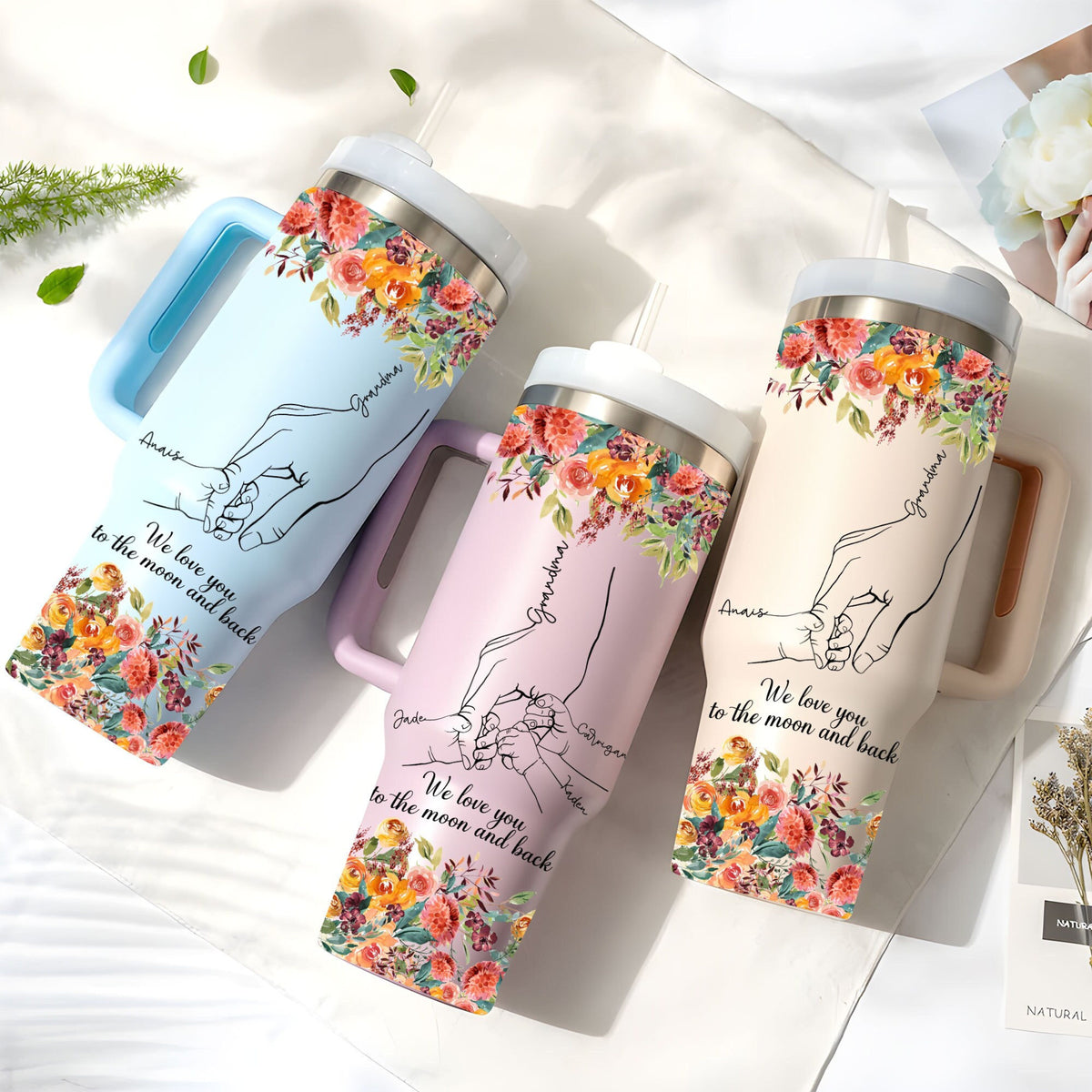 Grandma We Love You To The Moon And Back - Personalized Tumbler - Gift For Mother 1_d830e50d-8463-428e-bd7f-9927b4ef95ee.jpg