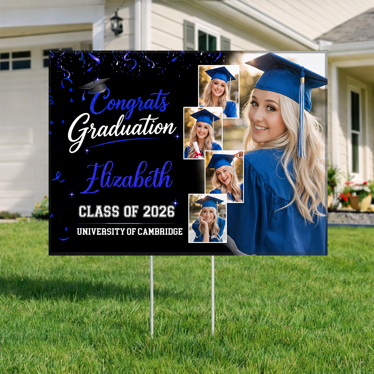 Graduation Party Yard Sign - Class of 2026 Lawn Sign