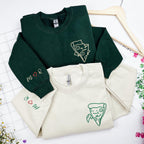 Pizza Bite Matching Embroidered Couple Shirts, Custom Couple Shirts, Couple Gift, Newlywed Gift, Wedding Gift, Funny Valentines Gift 1_dbd33d60-68ef-4548-8953-cd117ed346be.jpg