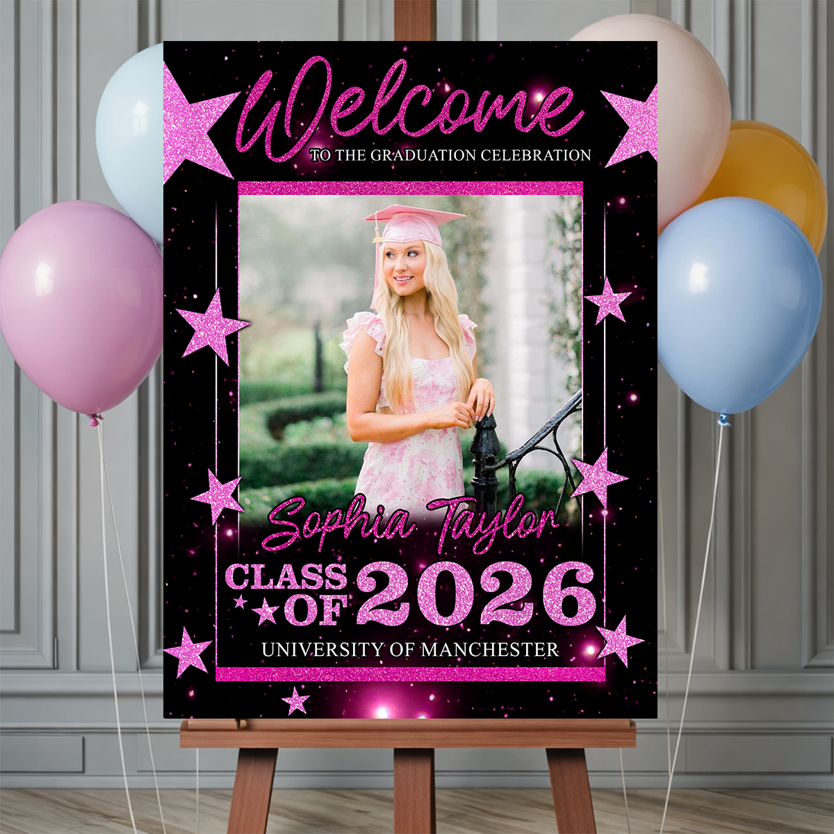 Class Of 2026 - Graduation Welcome Sign Party