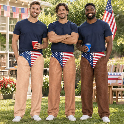 Freedom And Chill - Custom Funny Patriotic Men Pyjama Pants