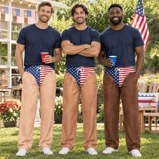Freedom And Chill - Custom Funny Patriotic Men Pyjama Pants